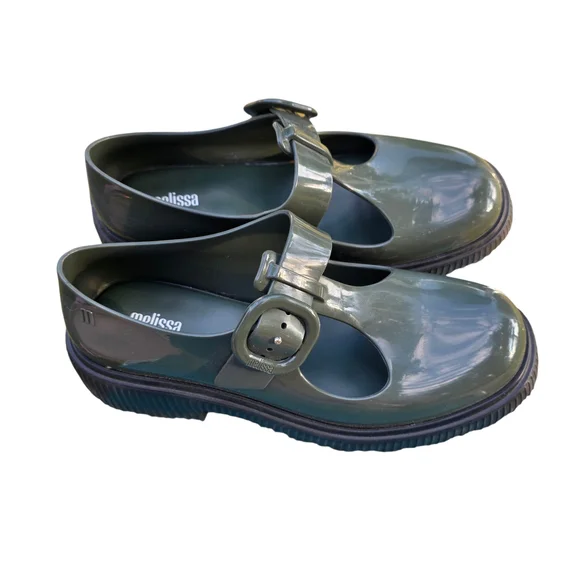 Melissa Shoes Melissa Classic Jackie Forest Green Mary Janes